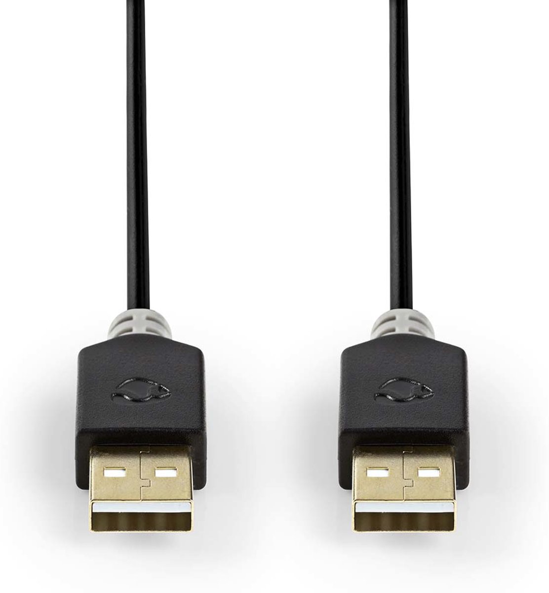 USB 2.0 Cable | A Male - A Male | 2.0 m | Anthracite